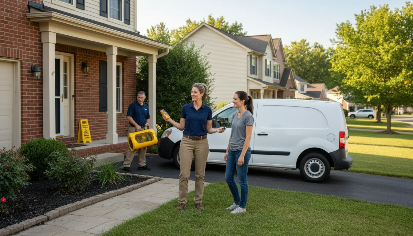 Residential water damage restoration in Seneca, NE